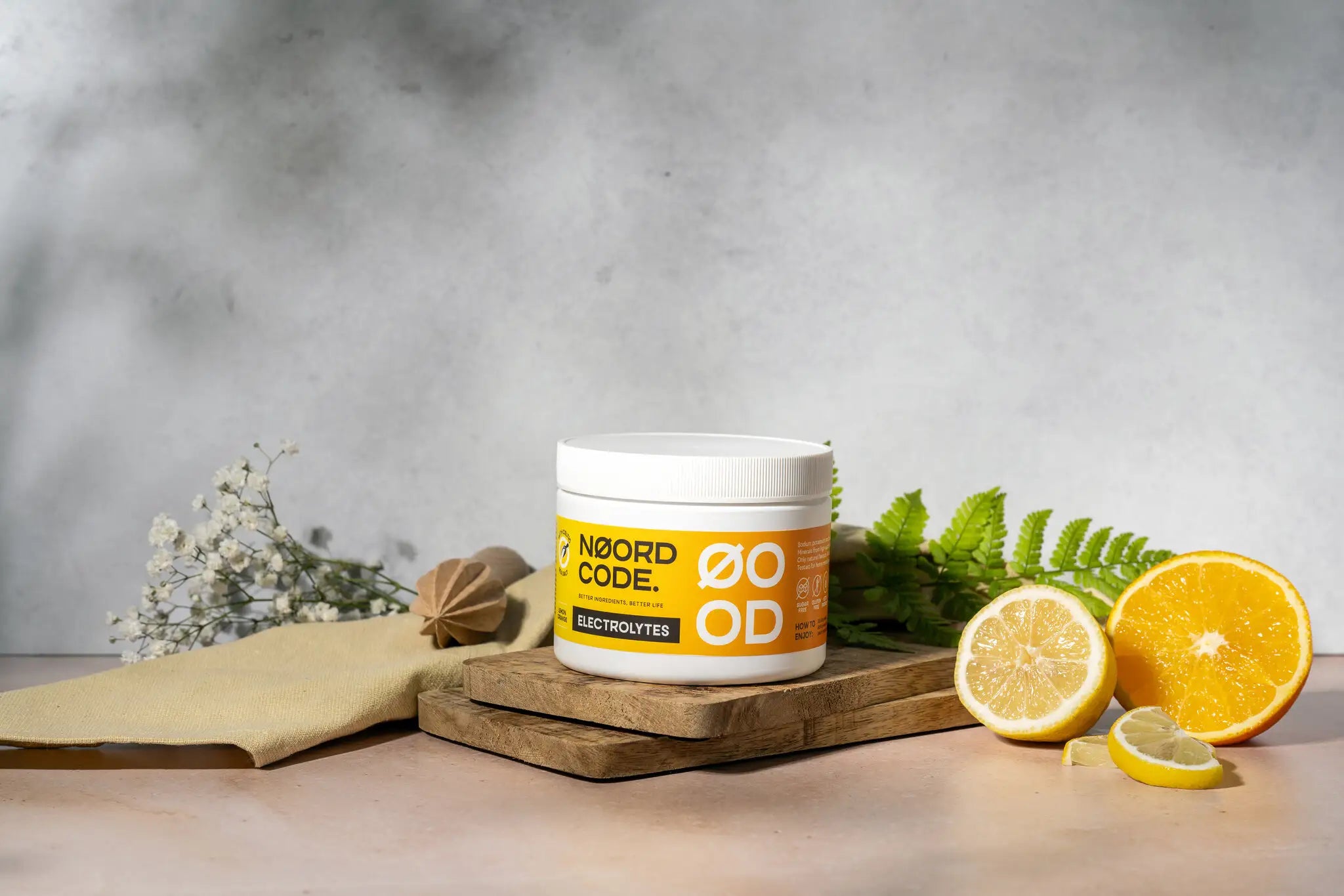 NoordCode Electrolytes Lemon Orange Jar (250g)