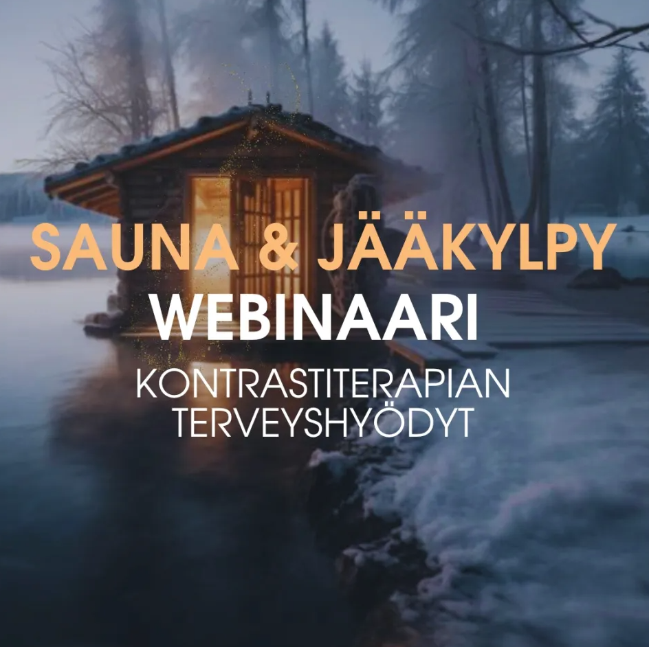 Sauna und Sauna: kontrastiterapian terveyshyödyt (Webinaar in Tallenne)