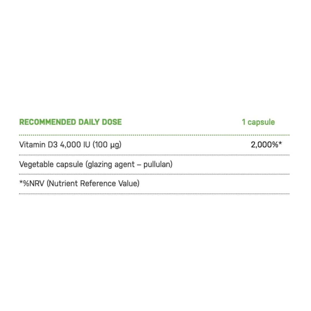 Ecosh Vitamina D3 4000 UI (90 cápsulas)