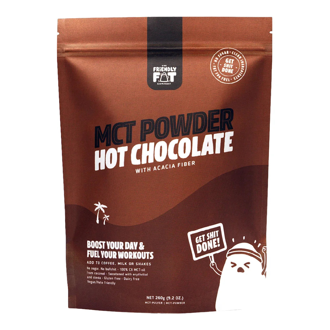 Friendly Fat C8 MCT Powder Hot Chocolate (260g)