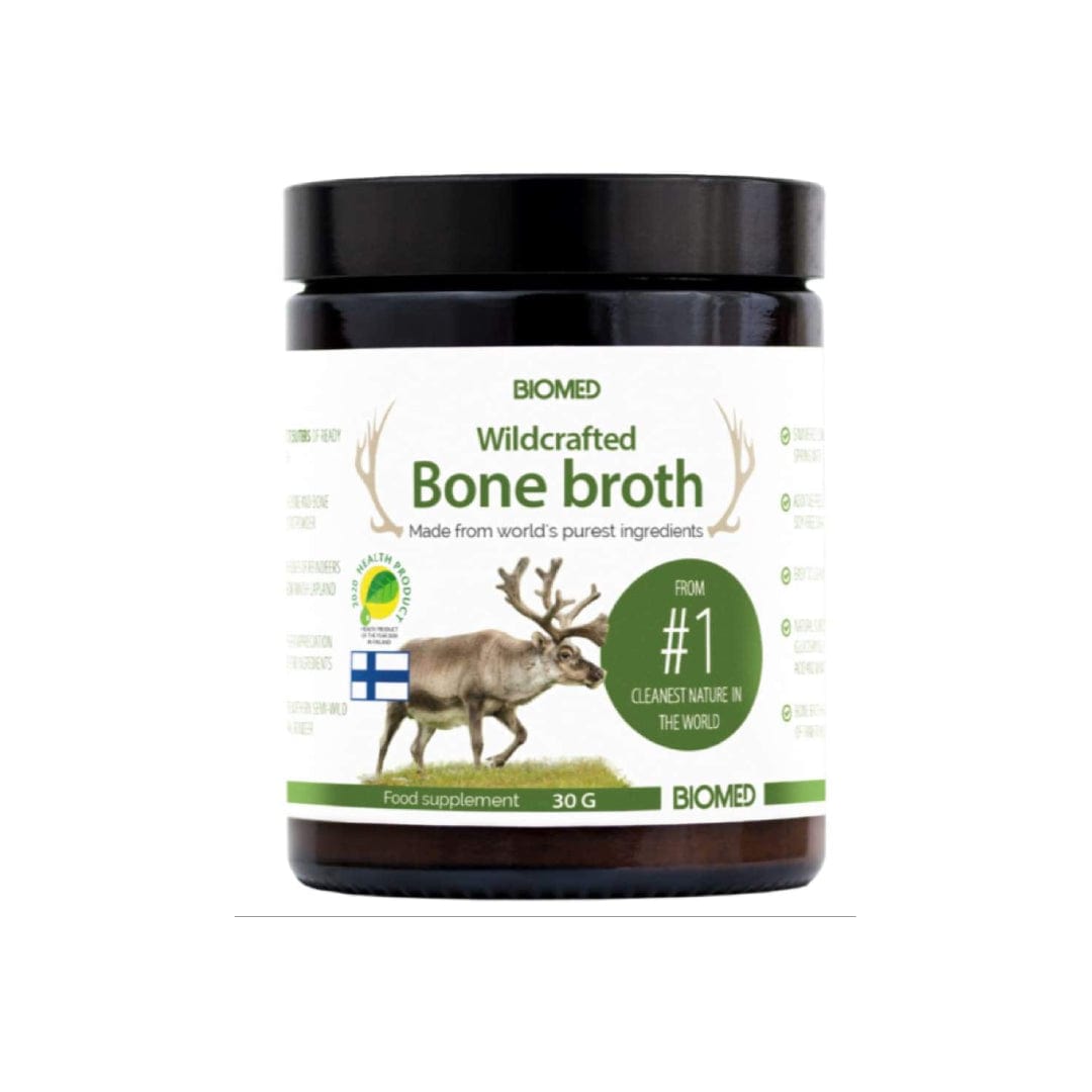 Biomed Food Biomed Wildcrafted Reindeer Bone Broth Powder (30g)